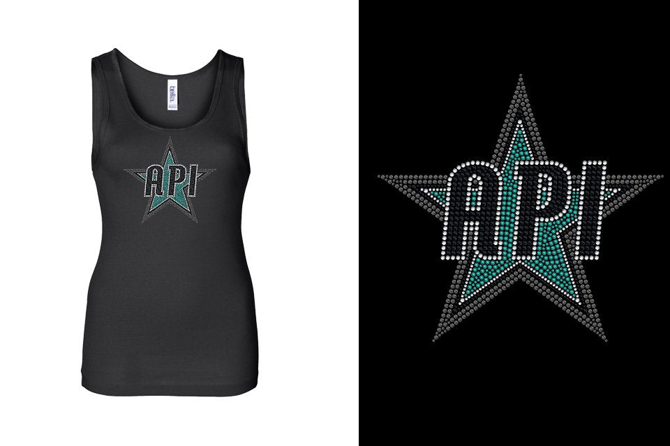 Rhinestones API Star Youth Tank