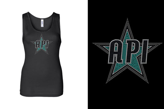Rhinestones API Star Youth Tank