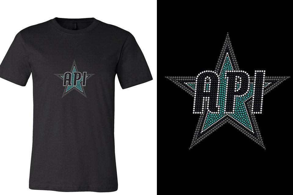 Rhinestones API Star Unisex T-shirt